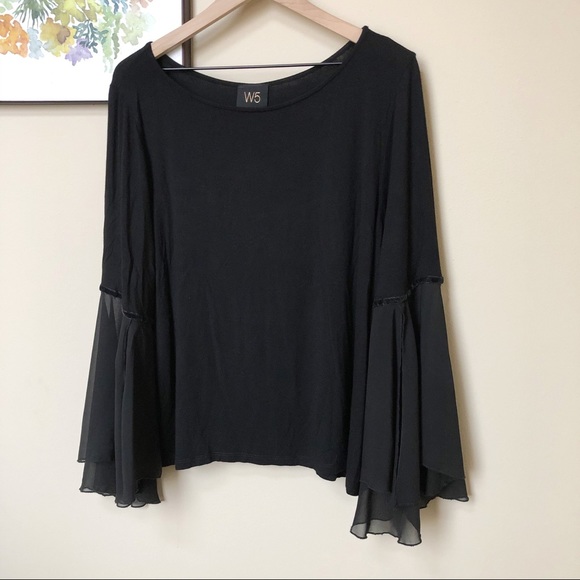 W5 Tops - W5 Bell Sleeve Blouse Size XL